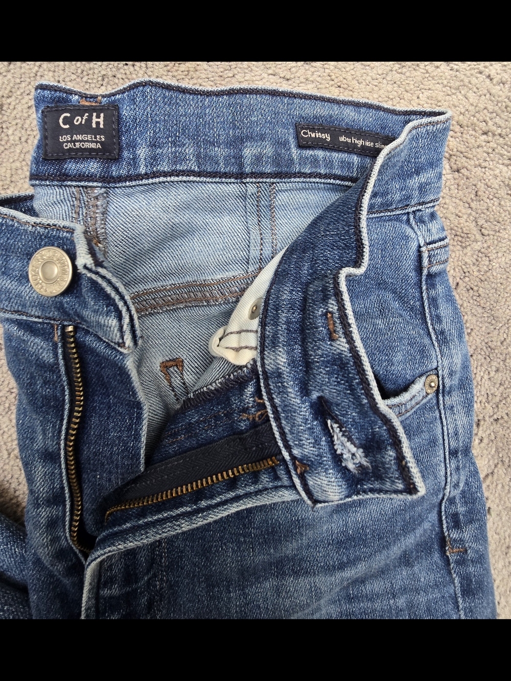 Oh Chrissy Blue Denim Woman’s Jeans